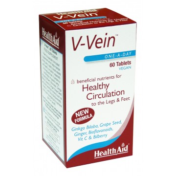 V-Vein 60 tabs Συμπληρώματα Διατρ. V-Vein 60 tabs Συμπληρώματα Διατρ.